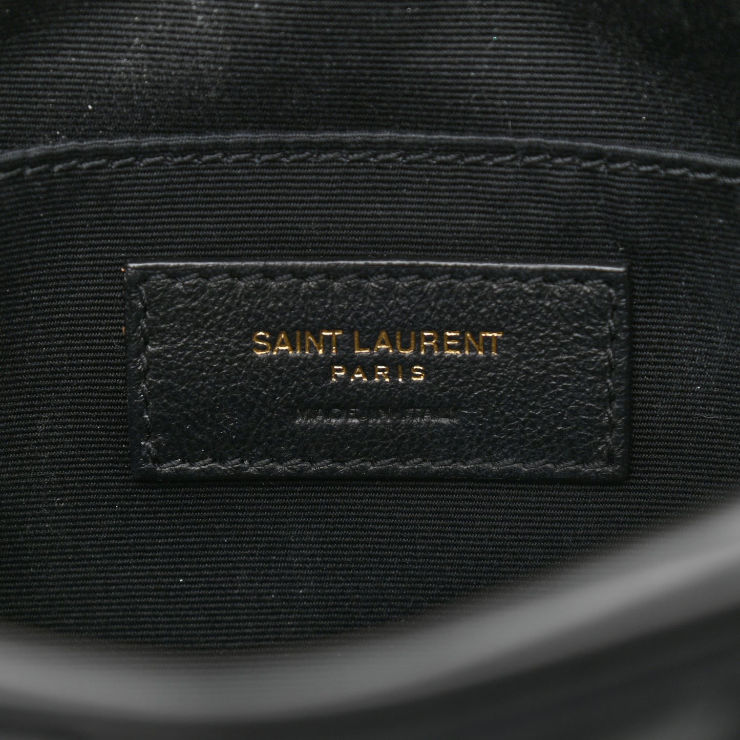 Calfskin Matelasse Monogram Lou Camera Bag Black