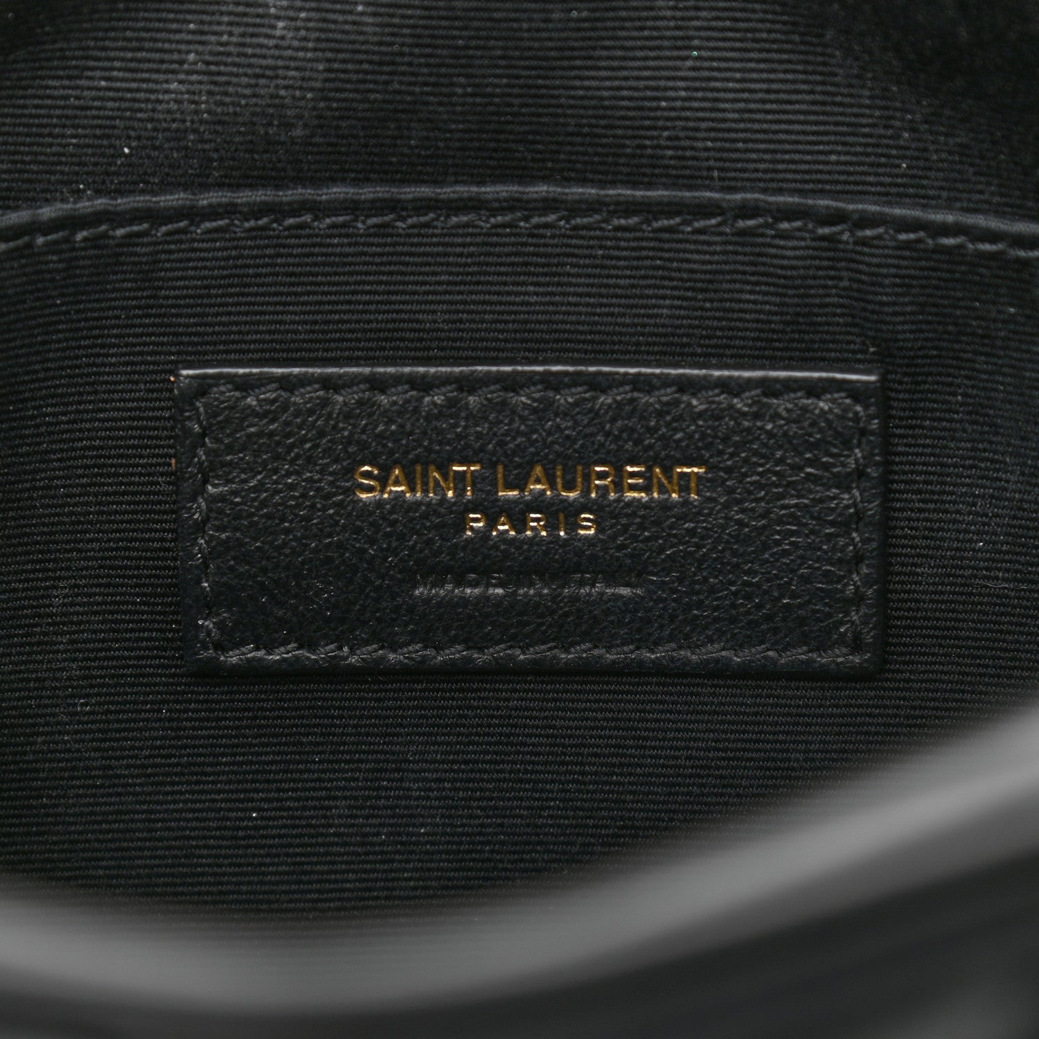 Saint Laurent Calfskin Matelasse Monogram Lou Camera Bag Black 6 of 8
