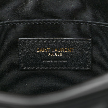 Saint Laurent Calfskin Matelasse Monogram Lou Camera Bag Black 6 of 8