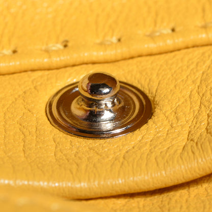Hermes Lambskin Clou De Selle Pouch Soleil 4 of 12