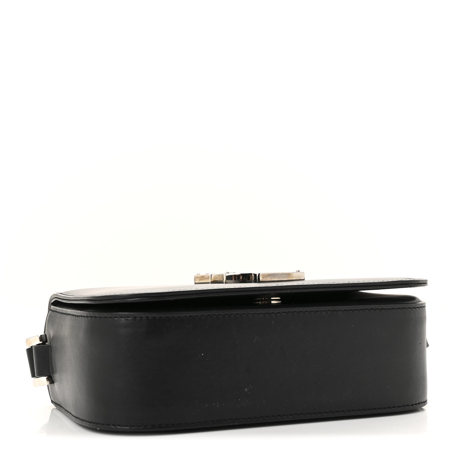 Saint Laurent Smooth Calfskin Small Monogram Université Shoulder Bag Black 4 of 15