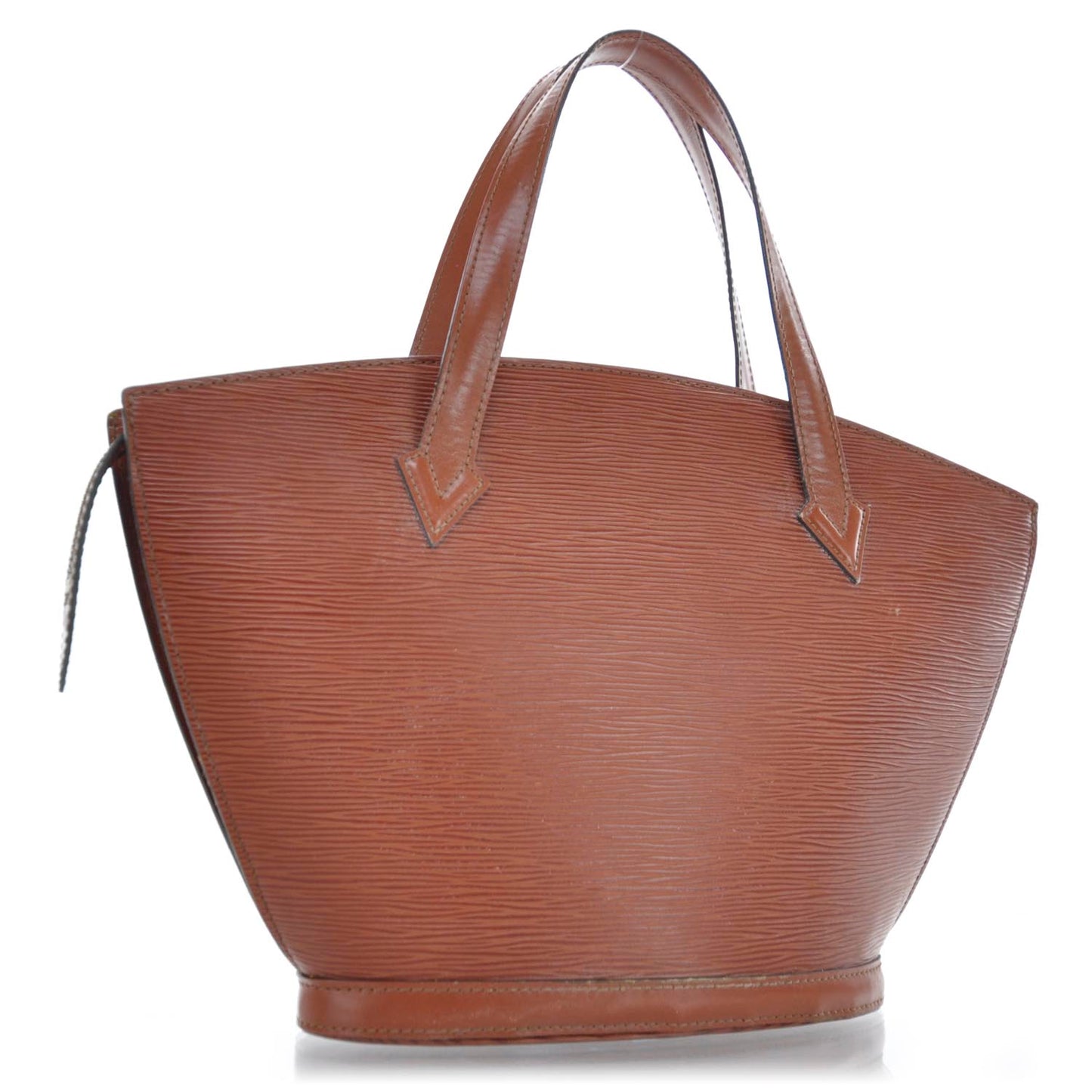 Epi Saint Jacques Shoulder Bag Tote Fawn
