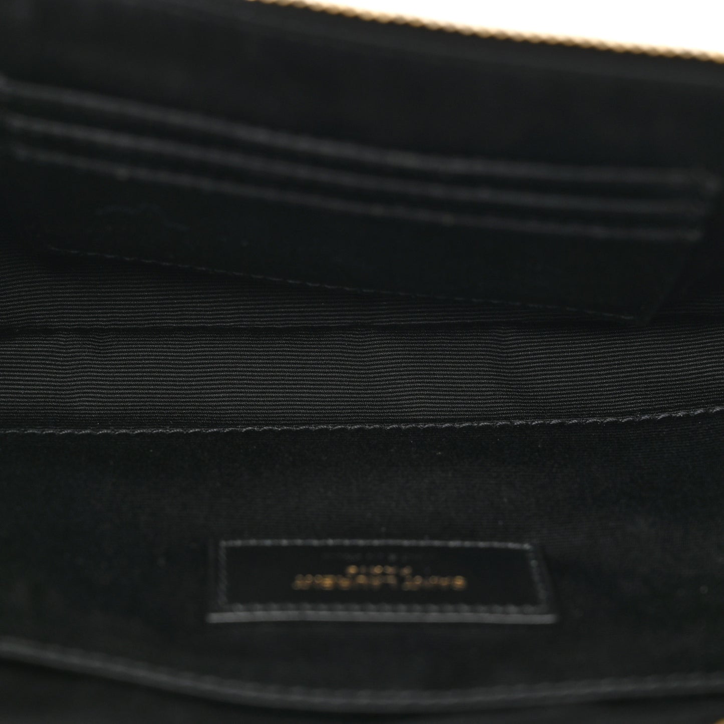Grain De Poudre Monogram Belt Bag Black