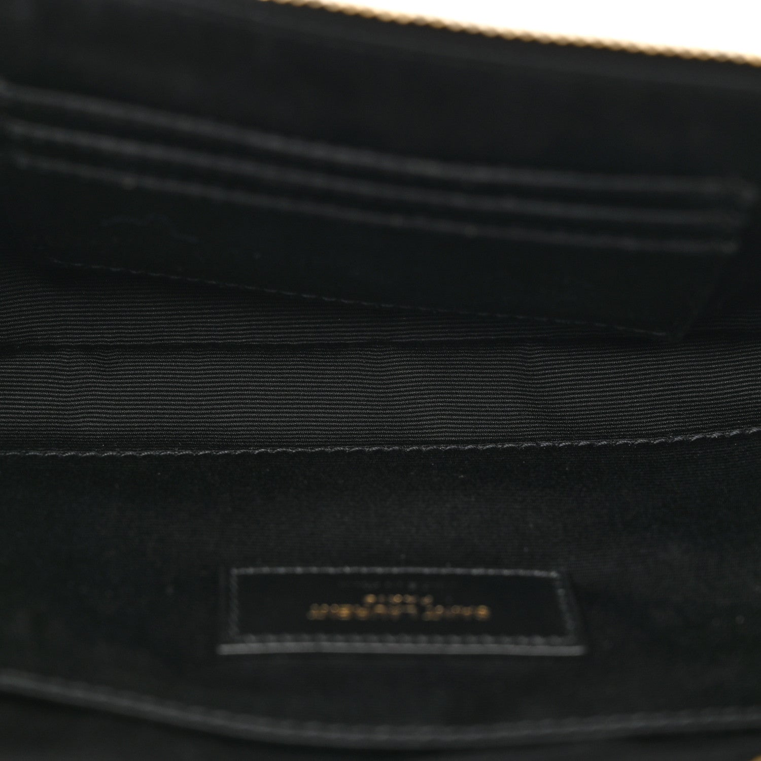Saint Laurent Grain De Poudre Monogram Belt Bag Black 5 of 12