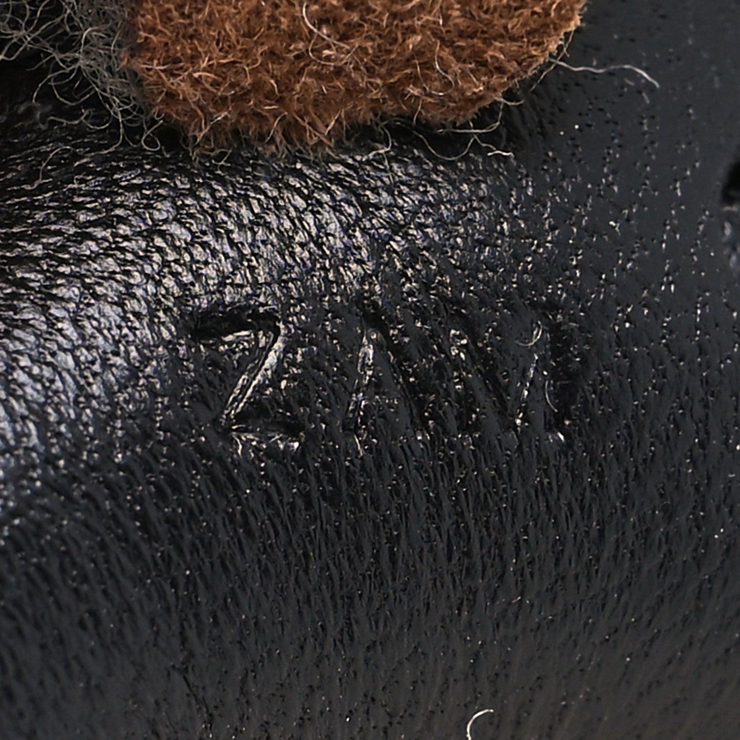 Milo Lambskin Shearling Budy Charm Black