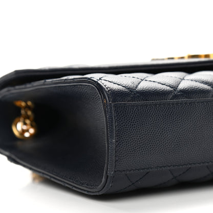 Saint Laurent Grain De Poudre Textured Mixed Matelasse Triquilt Medium Monogram Satchel Deep Marine 8 of 15