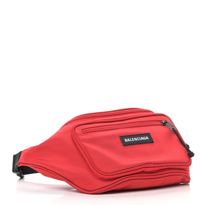 Balenciaga Nylon Canvas Explorer Belt Bag Red 3 of 5