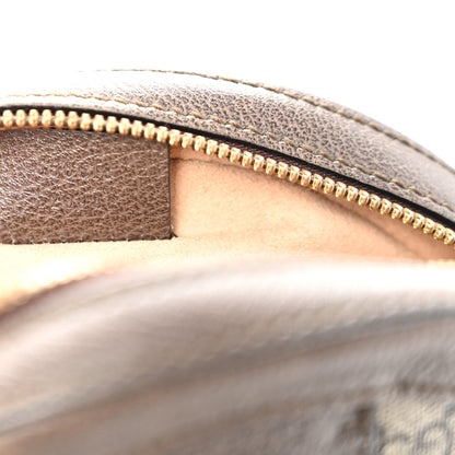 Gucci GG Supreme Monogram Web Mini Ophidia Round Shoulder Bag Brown 7 of 10