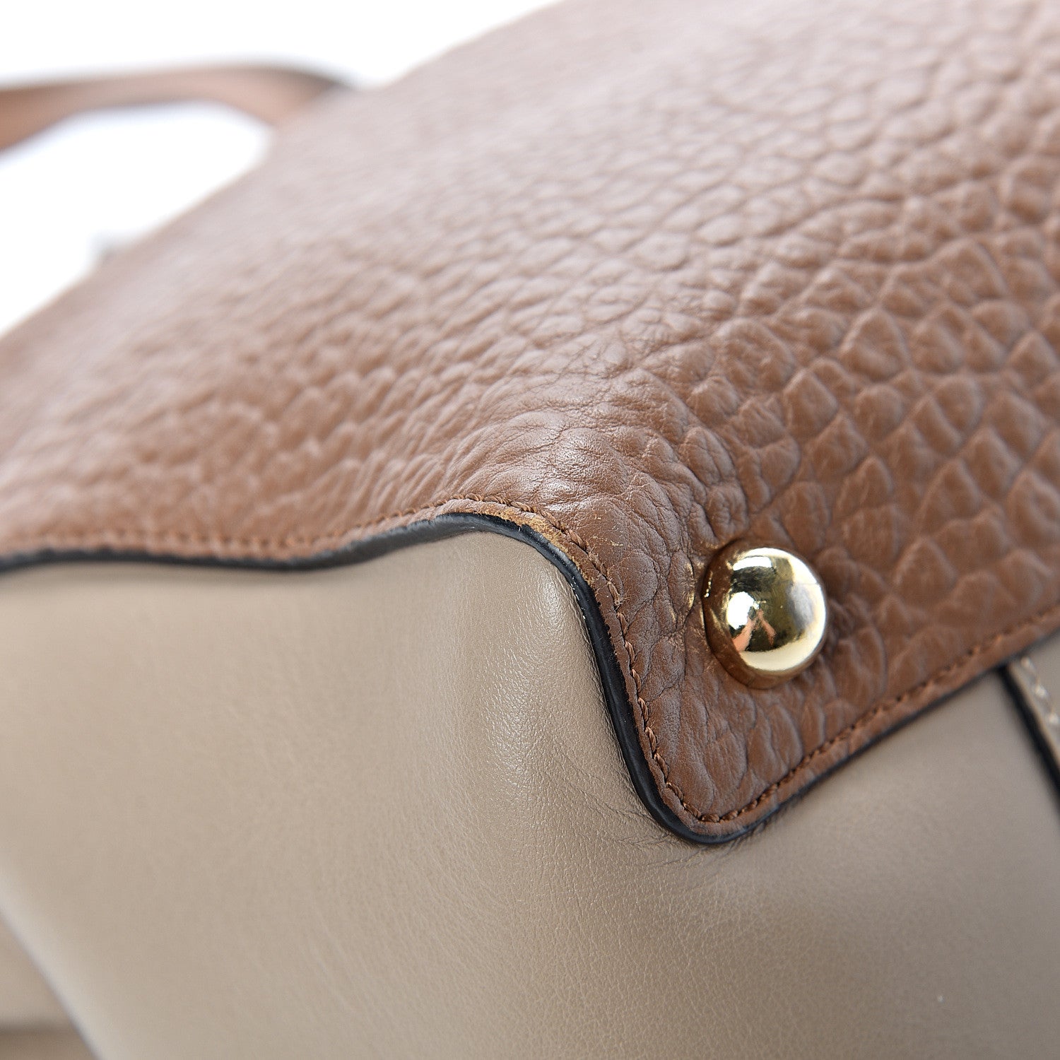 Burberry Heritage Grain Smooth Calfskin Large Clarborough Tote Sepia Brown Honey 8 of 11