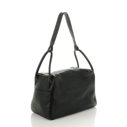 Hermes Taurillon Clemence Lindy 30 Black 3 of 8