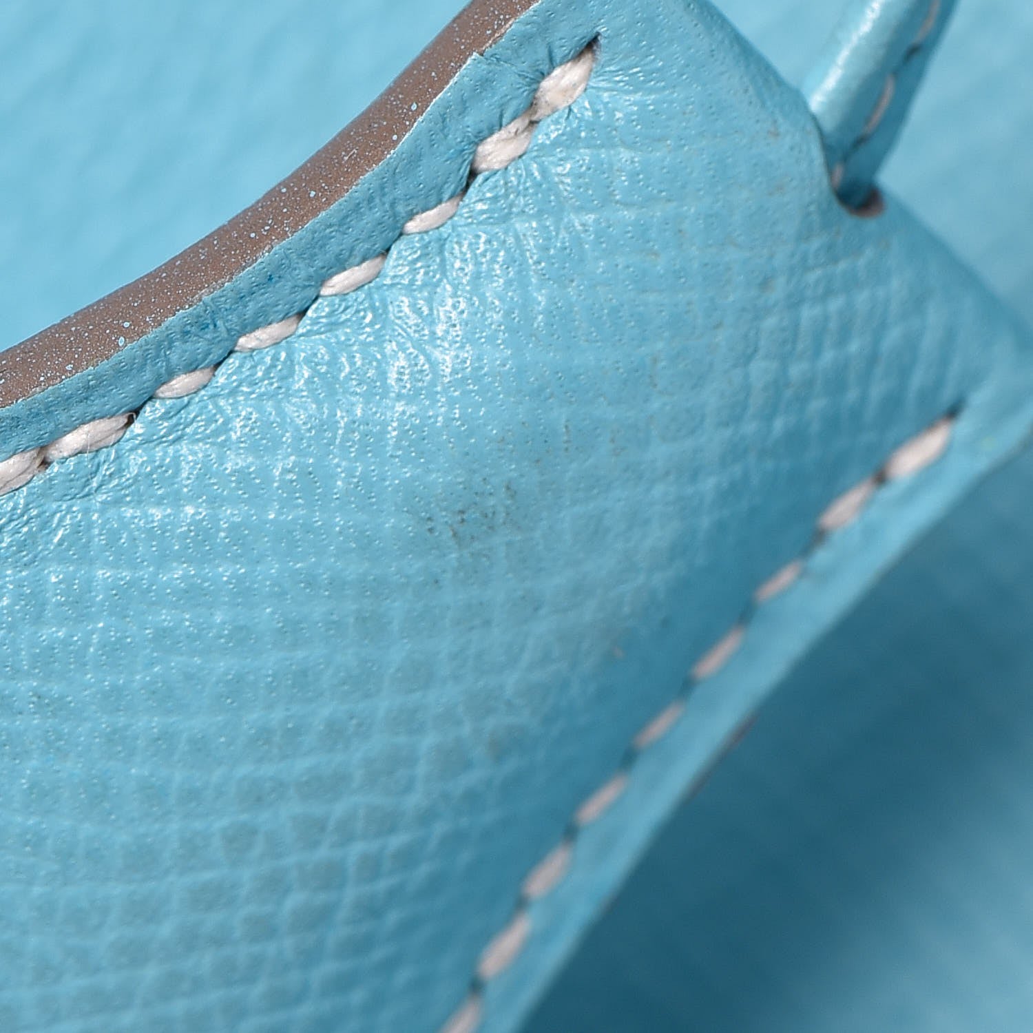 Hermes Epsom Candy Birkin 35 Celeste Mykonos 35 of 38