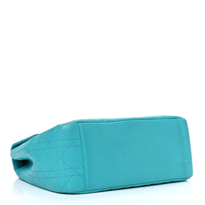 Christian Dior Lambskin Cannage Large Miss Dior Flap Turquoise 3 of 9