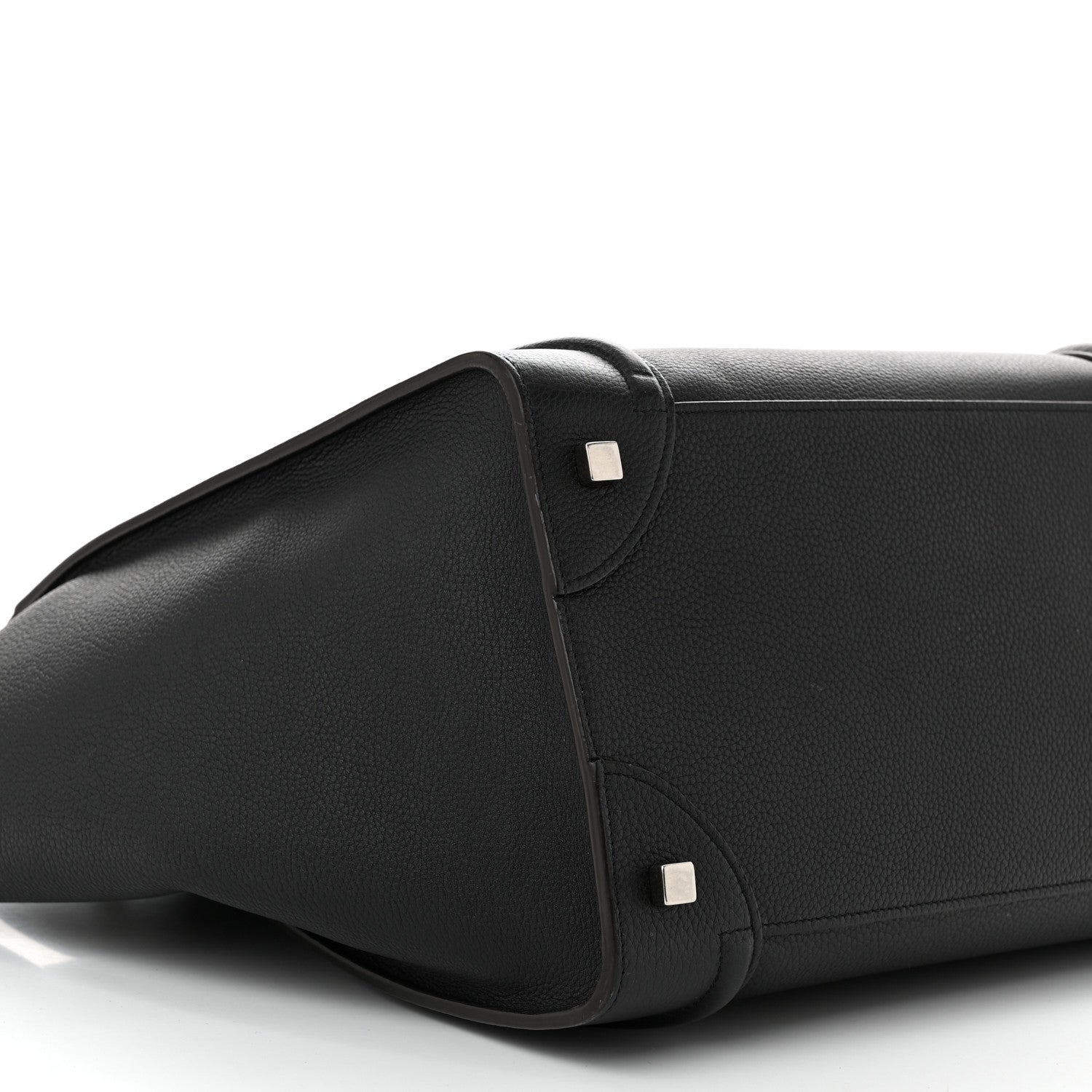 Celine Drummed Calfskin Mini Luggage Black 8 of 9