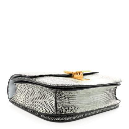 Celine Lizard Medium Classic Box Flap Bag Mineral 4 of 12