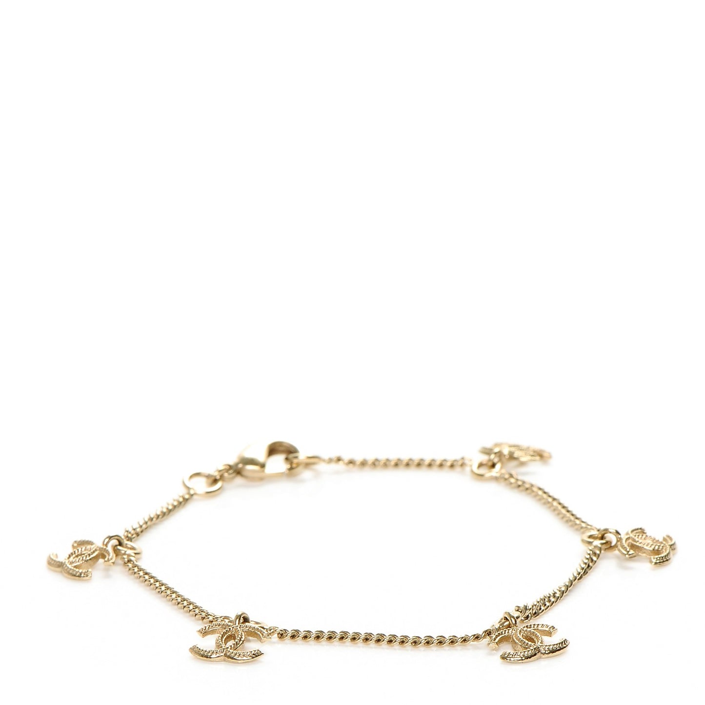 CC Charm Bracelet Gold