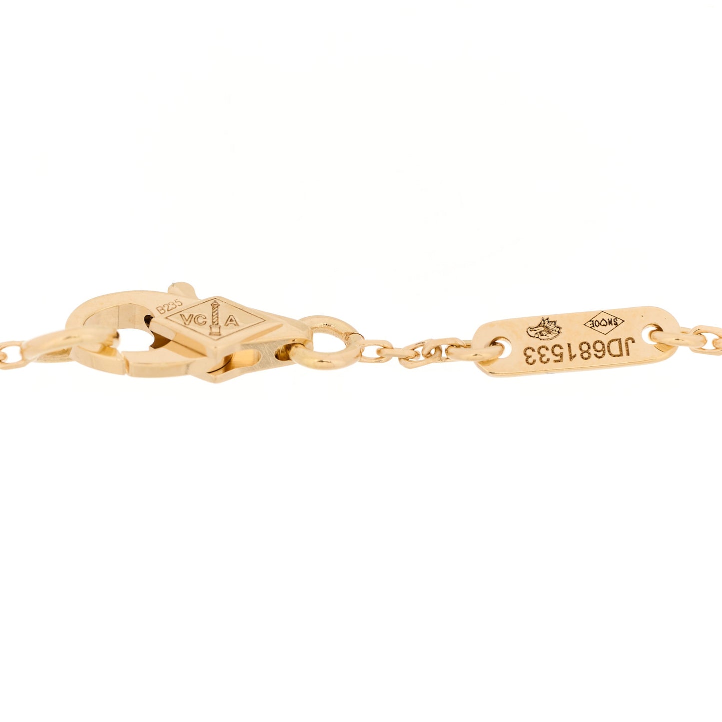 18K Yellow Gold Mother of Pearl Sweet Alhambra Bracelet