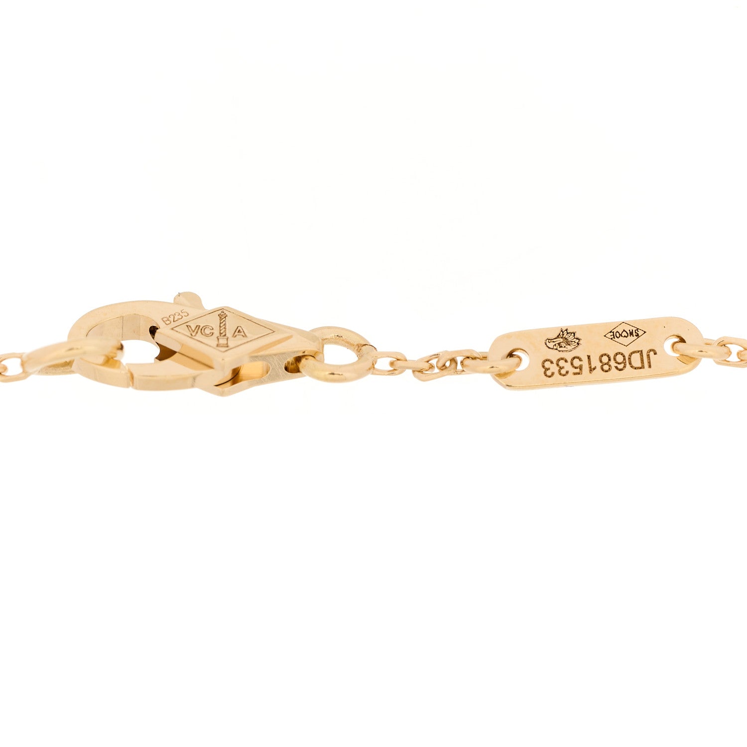 Van Cleef & Arpels 18K Yellow Gold Mother of Pearl Sweet Alhambra Bracelet 4 of 6