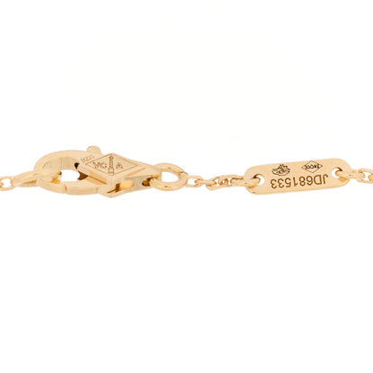 Van Cleef & Arpels 18K Yellow Gold Mother of Pearl Sweet Alhambra Bracelet 4 of 6