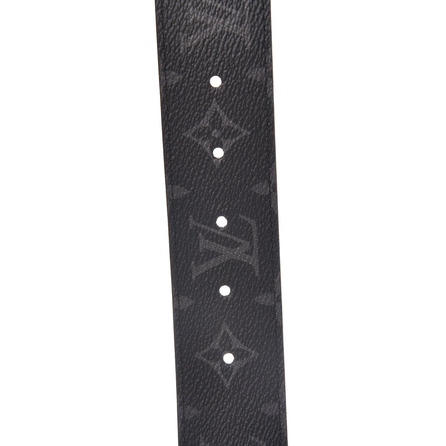 Louis Vuitton Monogram Eclipse Taigarama 40mm LV Initiales Reversible Belt 90 36 Black 4 of 6