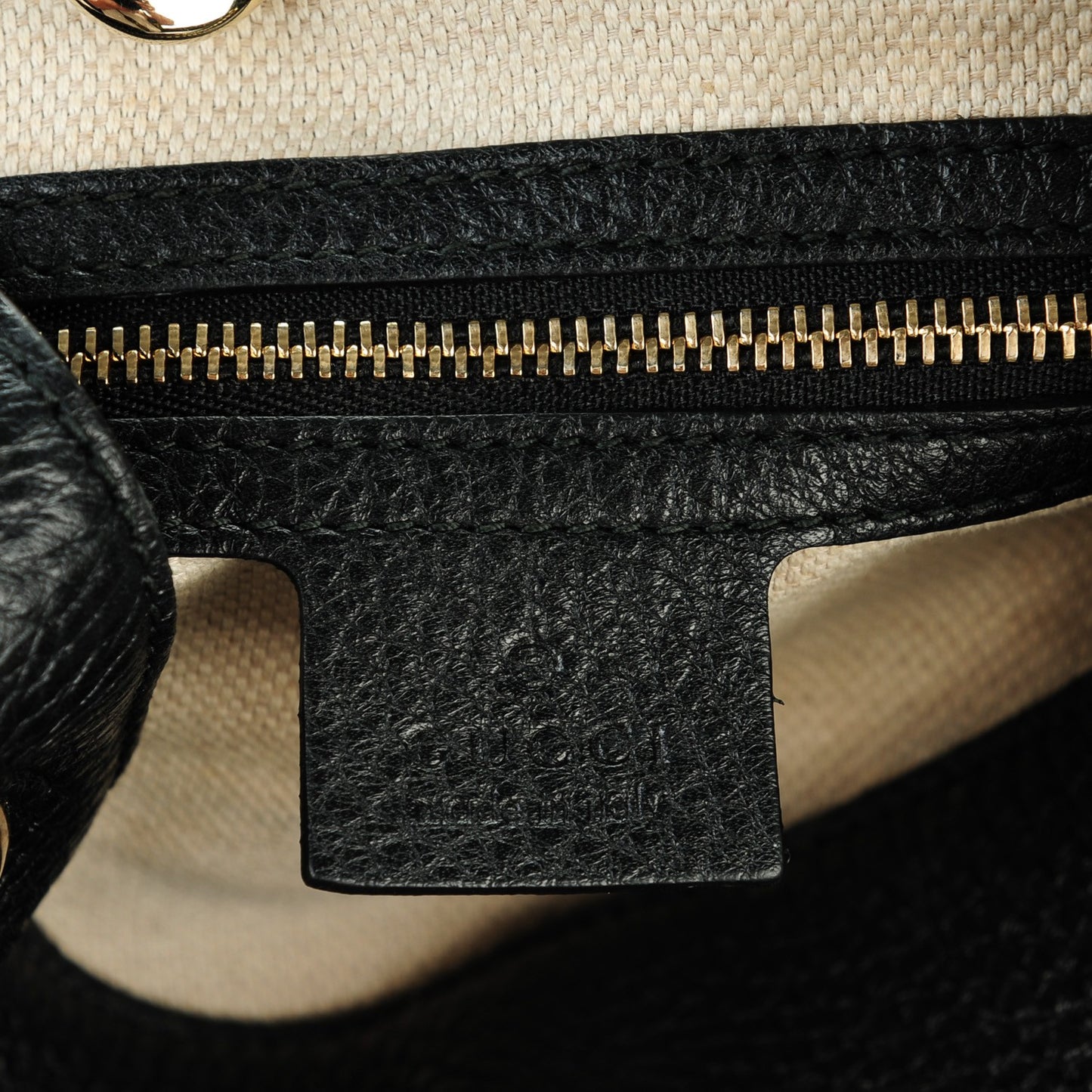 Pebbled Calfskin Medium Soho Chain Shoulder Bag Black