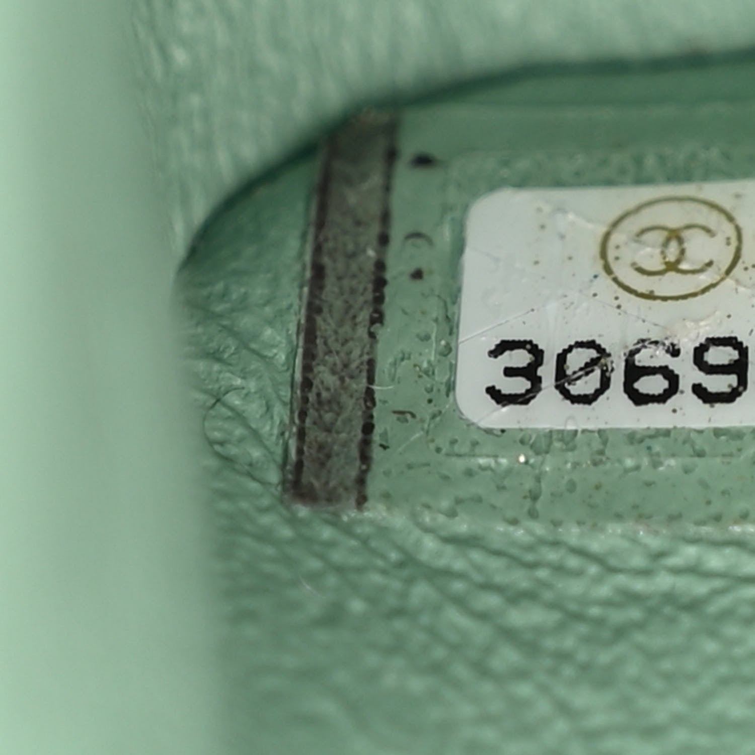 Chanel Lambskin Quilted Mini Square Flap Light Green 7 of 10