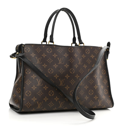 Louis Vuitton Monogram Popincourt MM Black 3 of 12