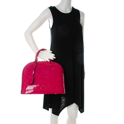 Louis Vuitton Vernis Alma MM Rose Indien 2 of 8