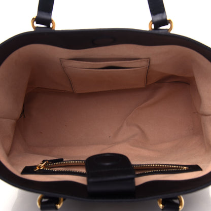 Gucci Soft GG Supreme Monogram Bees Small Crossbody Tote Beige Oro Black 5 of 11
