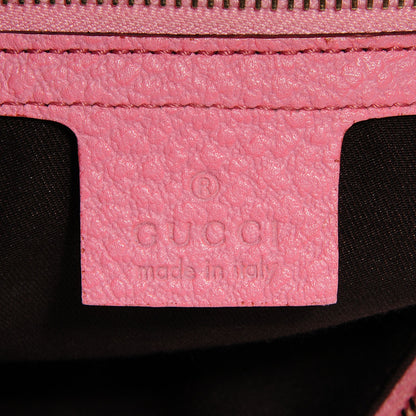 Gucci Calfskin Bamboo Top Handle Bag Pink 6 of 7