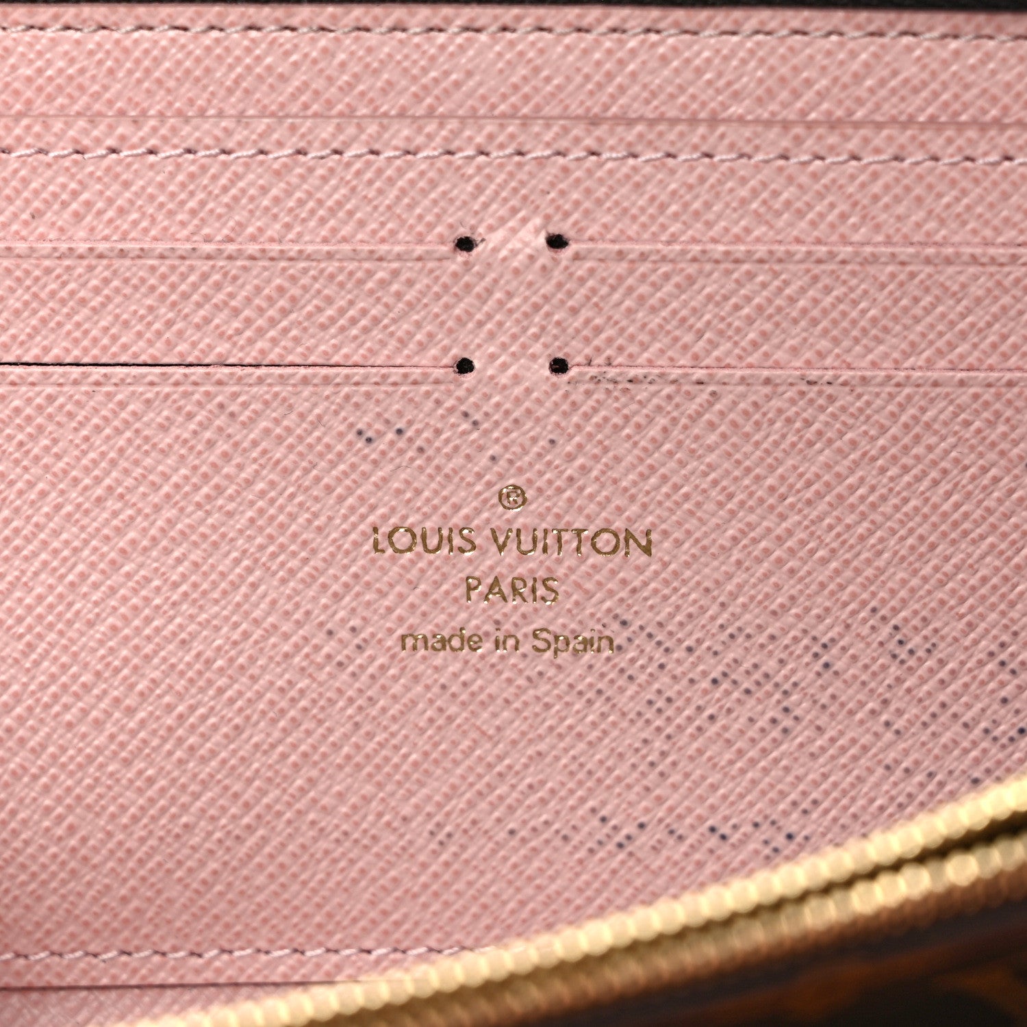 Louis Vuitton Monogram Clemence Wallet Rose Ballerine 6 of 7