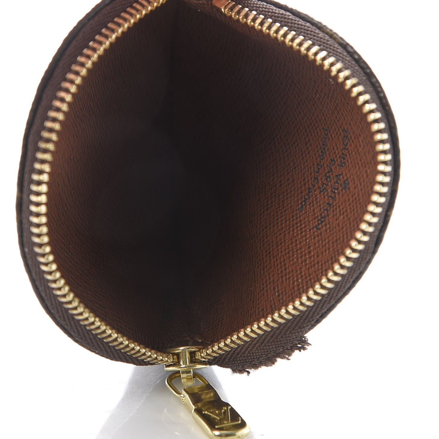 Monogram Round Coin Purse