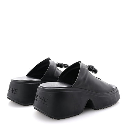 Loewe Calfskin Flamenco 80mm Wedge Mules 35 Black 5 of 10