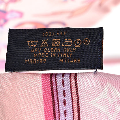 Louis Vuitton Silk Monogram Superstition Bandeau Light Pink 4 of 5