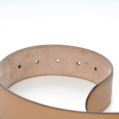 Gucci Calfskin Interlocking G 37mm Belt 80 32 Camelia 4 of 7