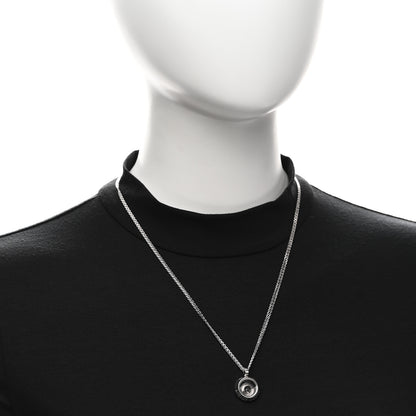 Chopard 18K White Gold Diamond Happy Spirit Pendant Necklace 2 of 4