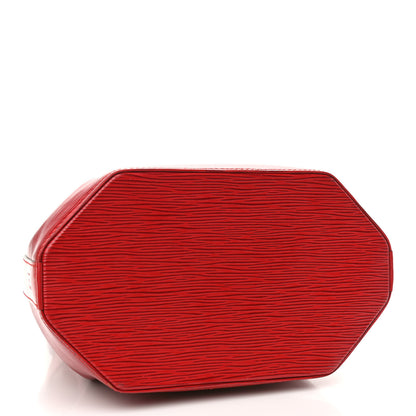 Louis Vuitton Epi Sac D'Epaule Castillan Red 4 of 10