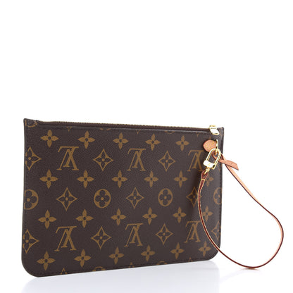 Louis Vuitton Monogram Neverfull MM GM Pochette Fuchsia 3 of 7