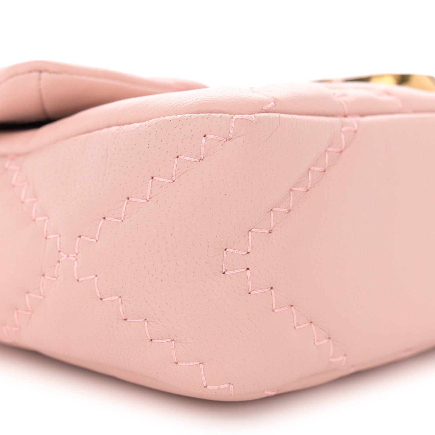 Marc Jacobs Lambskin Quilted J Marc Mini Shoulder Bag Rose 10 of 12