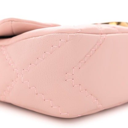 Marc Jacobs Lambskin Quilted J Marc Mini Shoulder Bag Rose 10 of 12