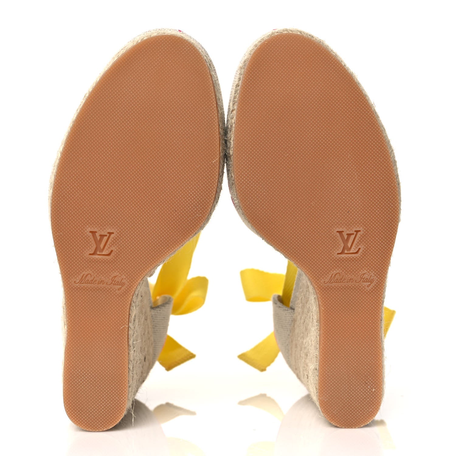Louis Vuitton Canvas Monogram Starboard Wedge Espadrilles 36.5 Rose Pop 6 of 9