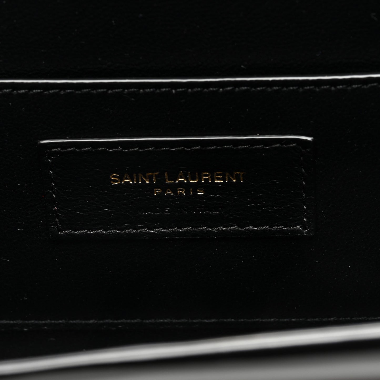 Patent Daria Clutch Black