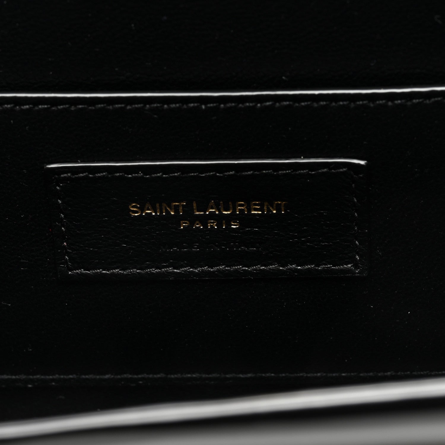 Saint Laurent Patent Daria Clutch Black 6 of 9