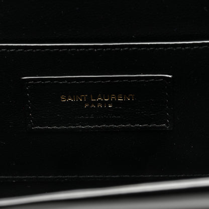 Saint Laurent Patent Daria Clutch Black 6 of 9