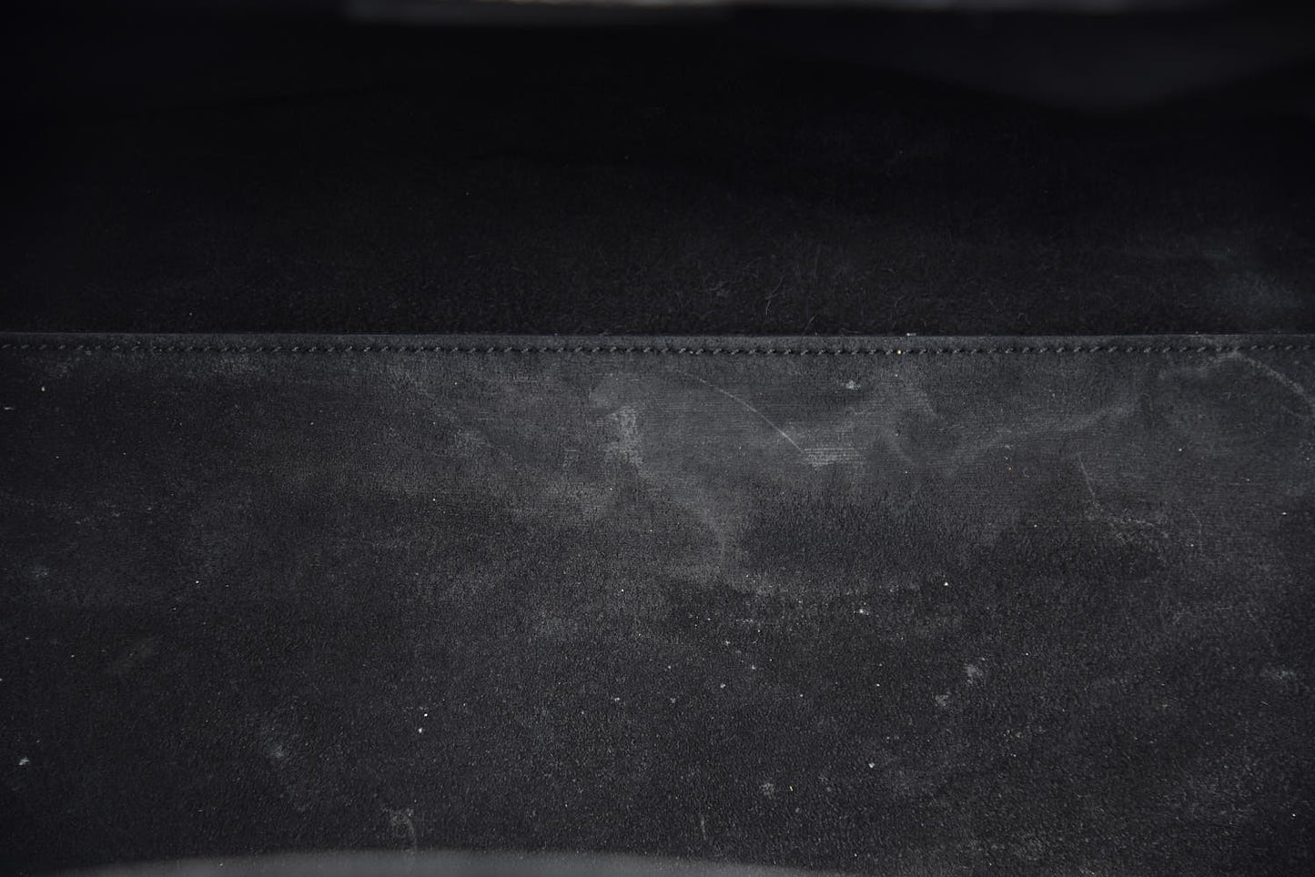 Grained Calfskin Small Cabas Rive Gauche Black