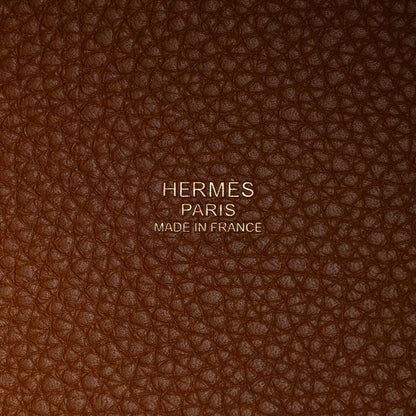 Hermes Taurillon Clemence Picotin Lock 18 PM Gold 5 of 9