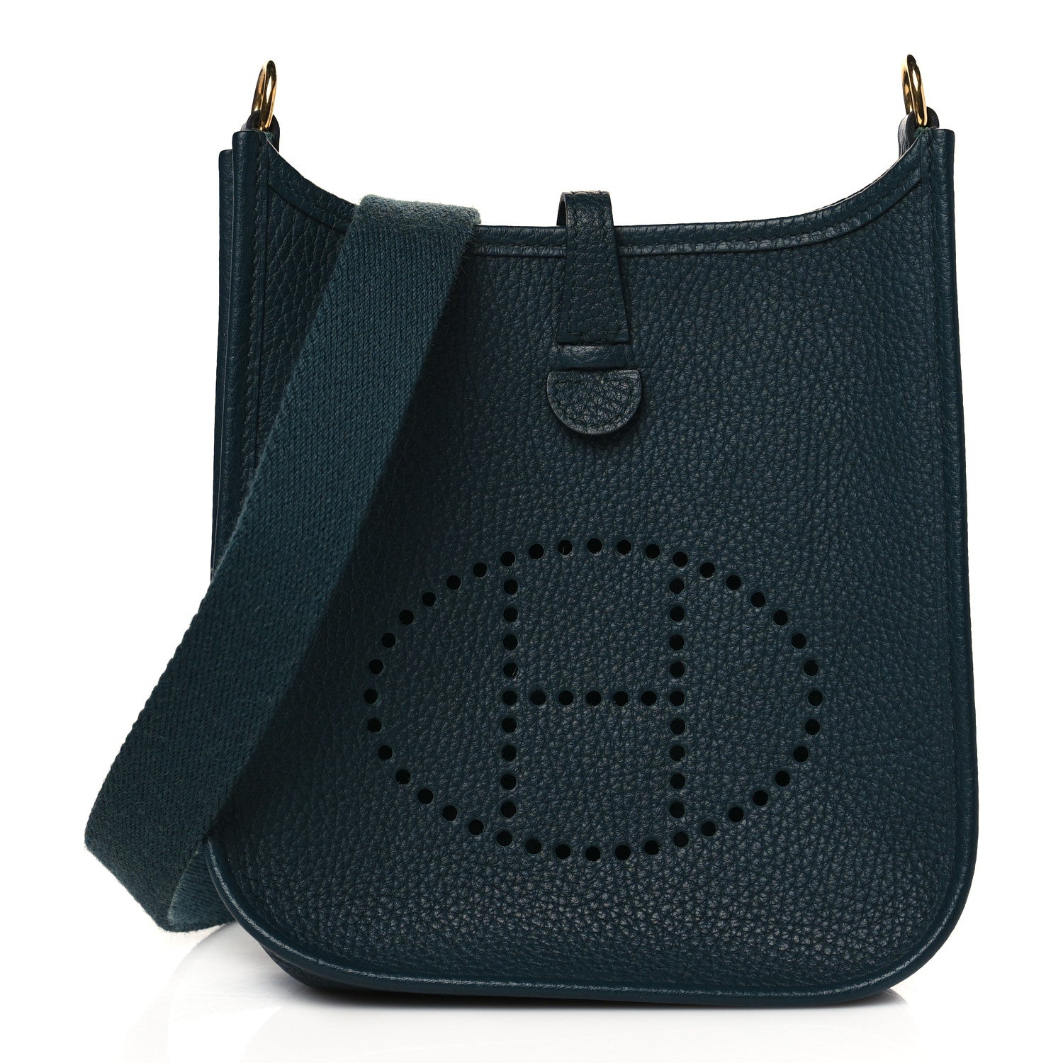 Hermes Taurillon Clemence Amazone Evelyne TPM Vert Cypress 1 of 10