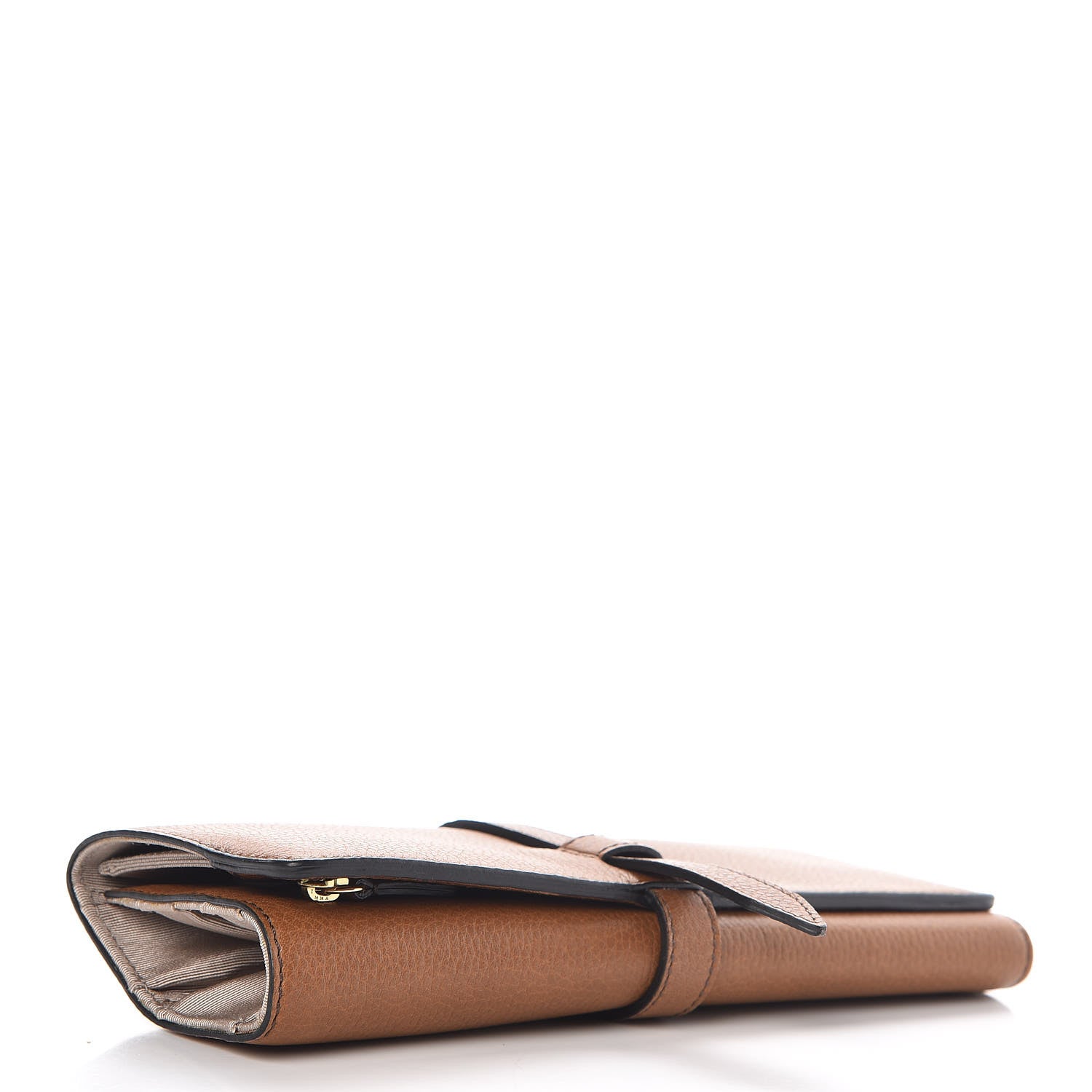 Burberry Grained Calfskin Brush Roll Tan 4 of 8