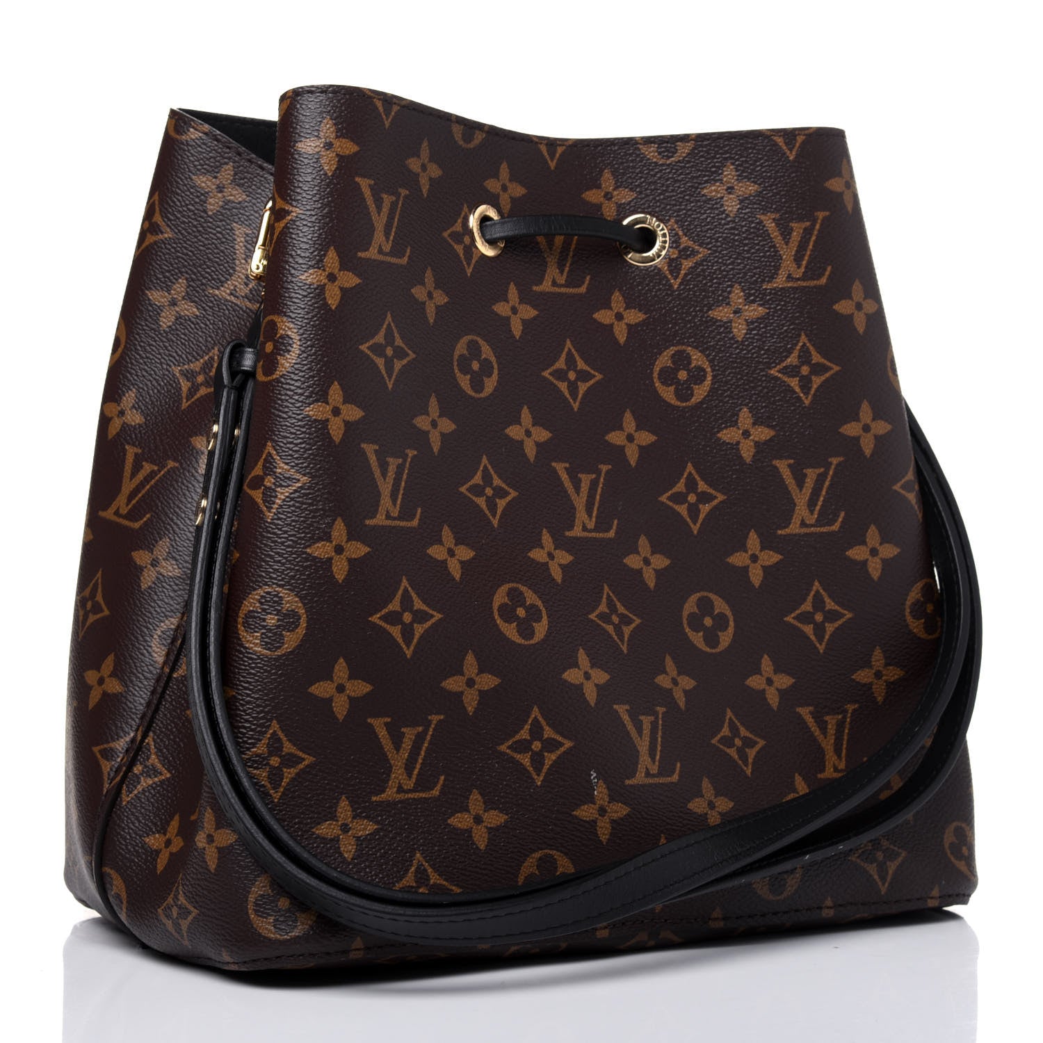 Louis Vuitton Monogram Neonoe MM Black 3 of 17