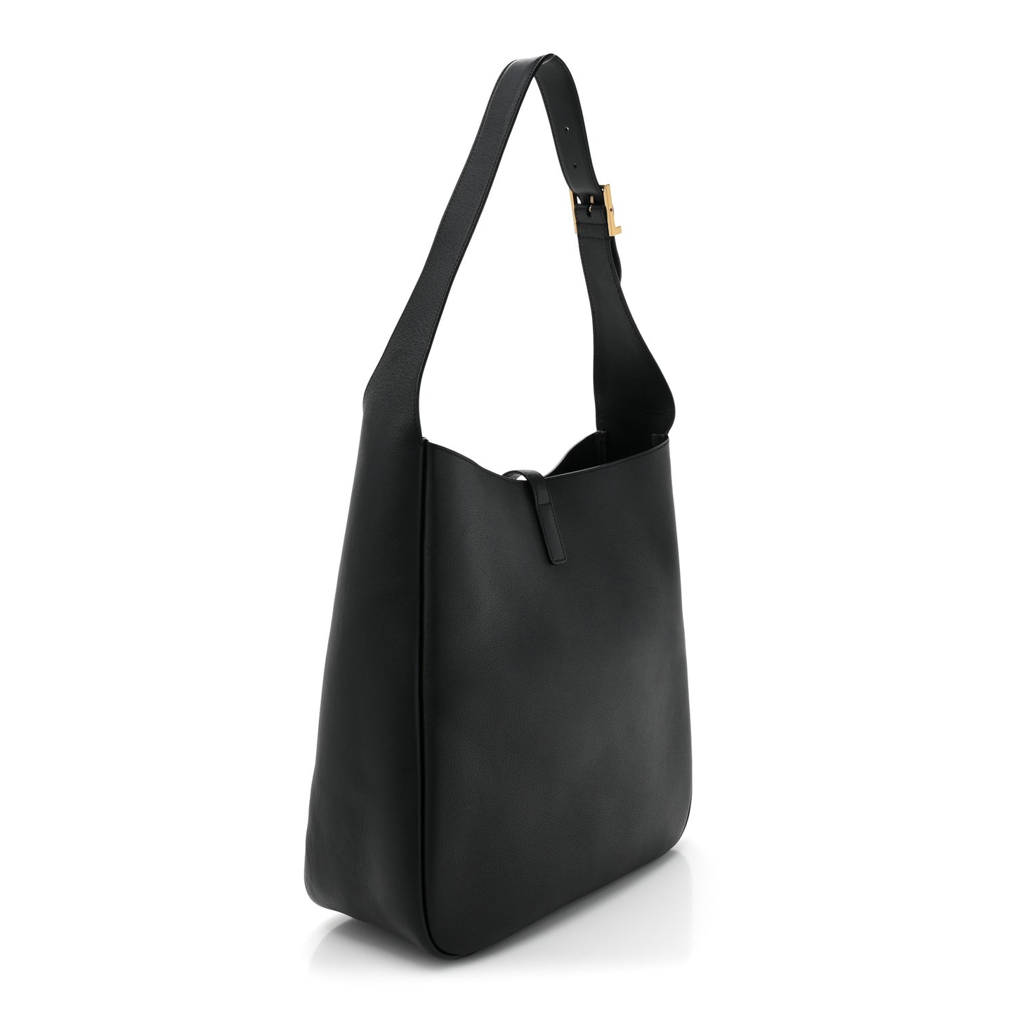 Smooth Calfskin Large Le 5 A 7 Soft Hobo Black