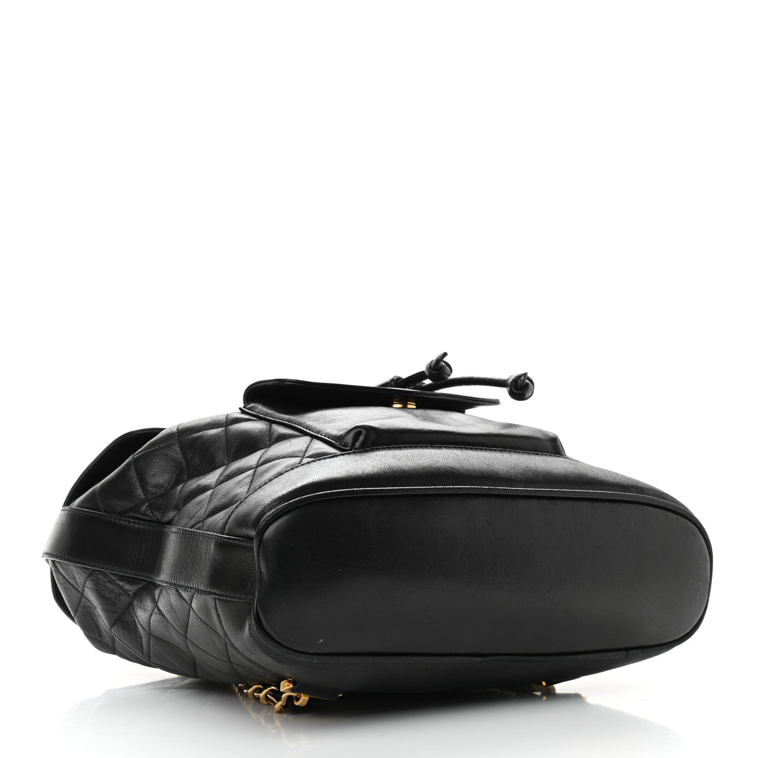 Chanel Lambskin Quilted CC Backpack Black 4 of 11